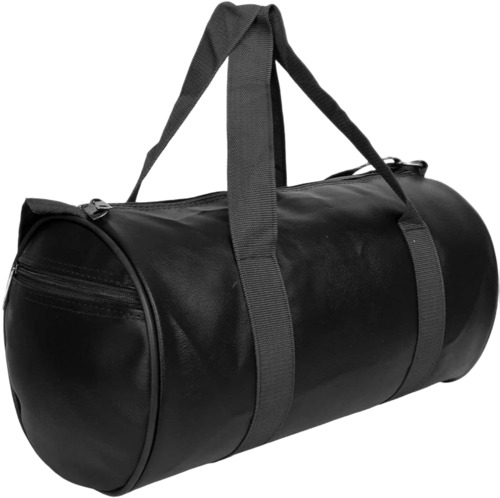 Black Gym Bags - PU Material Customized Size Black Moisture Proof | Shoulder Length Handle Durable and Comfortable
