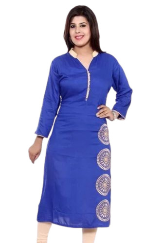 Blue Color Fashionable Kurti