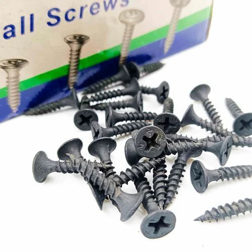 Gypsum Board Screw - Standard Size Black Polished | Corrosion Protection Durable Long Lasting