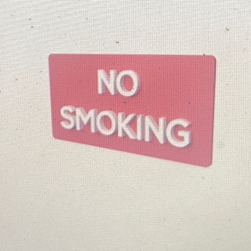 No Smoking Sign Board