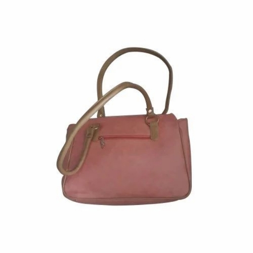 Plain Rexine Ladies Hand Bag - Rexine, All Sizes, Brown | Durable, Water Resistant, Spacious Interior, Soft Handle