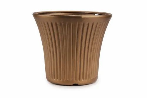 Plastic Outdoor Planter - Plastic 12 Inch Multiple Colors | Round Shape Fine Finished Durable