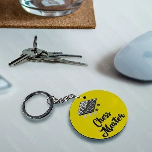 Sublimation Printed Keychains - MDF, Standard Size | Eco Friendly, Stylist, Long Lasting, New Condition