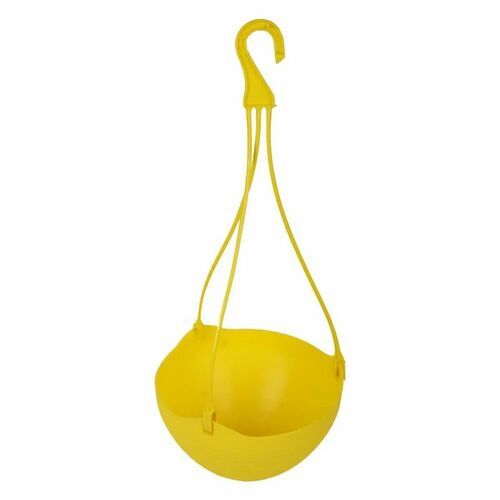 Yellow Plastic Hanging Pot 