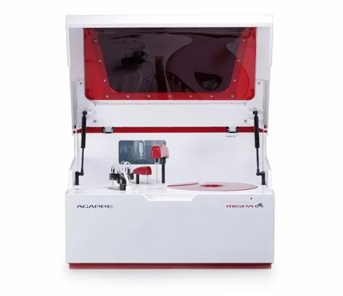 Cxl Pro Fully Automated Biochemistry Analyzer - 744x703x530 mm, White, Electric | 56 Positions Optical Plastic Cup, 180 Tests/Hr, Spectrophotometer