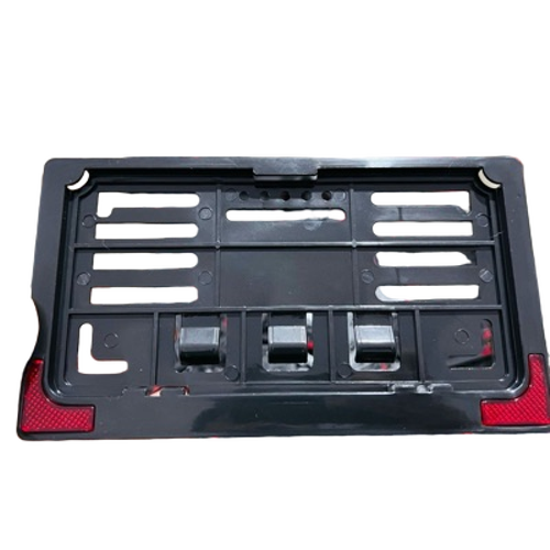 Durable Bike Number Plate Frame - Rust Resistant Material, Secure Fitting | Durable, Easy Installation, Motorcycle Use