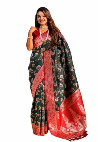Gold Zari Banarasi Silk Sarees