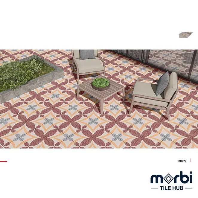 Grey Concrete Texture 200X200 Matt Cement Look Vitrified Tile - Color: Beige