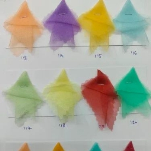 Organza tissue fabric