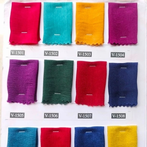 Vichitra silk fabric