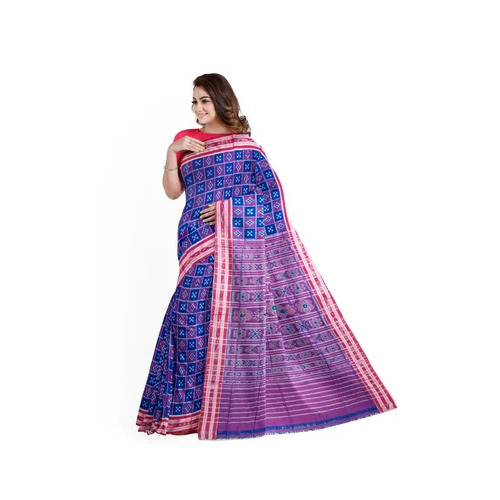 Blue Sambalpuri Handloom Sarees