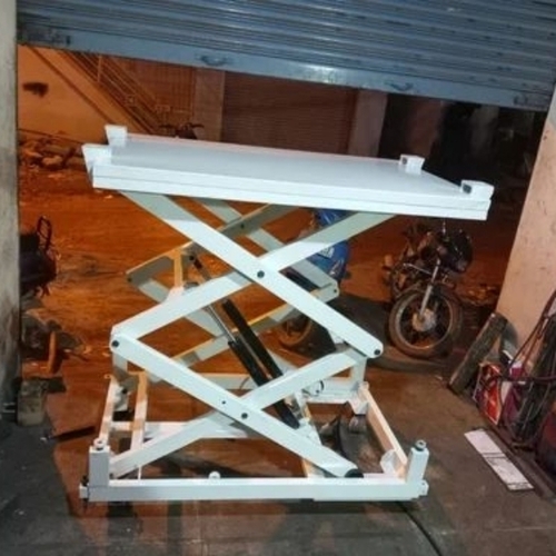 Hydraulic scissors lift table