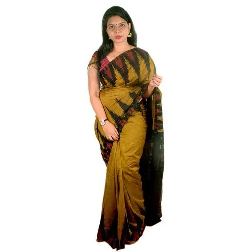 Printed Sambalpuri Cotton Saree