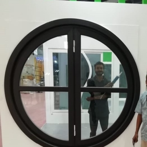 Round upvc fixed windows