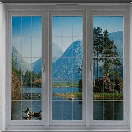 Square upvc fixed windows