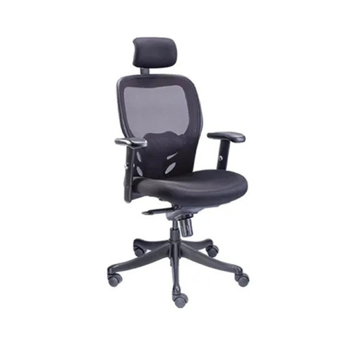 ABP-594 Mesh Office Chair - Foam Material, 18 Inch Seating Height, Black/Red | Durable, Easy to Clean, Skin Friendly Finish