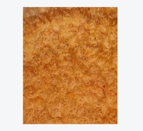 Amboyna Burls Plywood Sheet - Poplar 4mm Light Brown | Decorative Grain, Unique Patterns, Hardwood Veneer, Smooth Finish, Durable