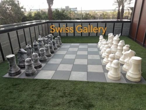 Frp Fiber Chess Game Character Sculpture For Play 2 Ft