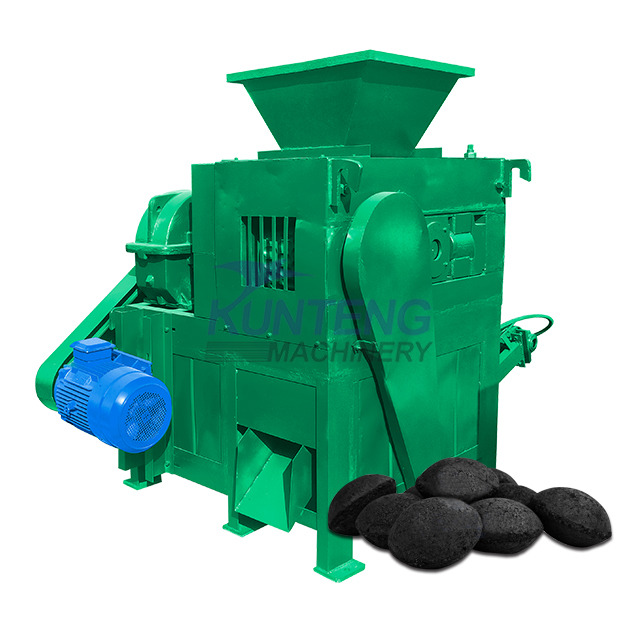 6-7 T/H Charcoal Briquette Ball Press Machine - Briquette Size: Customized