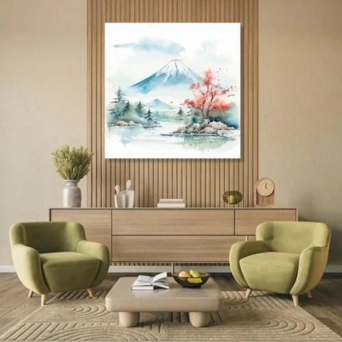 Majestic Moutain Full Handmade 24*24 Artwork On Canvas