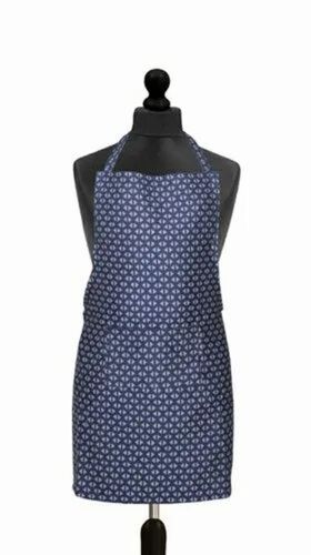 Medium Blue Cotton Apron