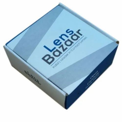 Printed Mono Corrugated Box - Bleached Kraft Paperboard, 300 GSM, Multicolor, 2 Kg Load Capacity | Eco Friendly, Moisture Proof, Customizable
