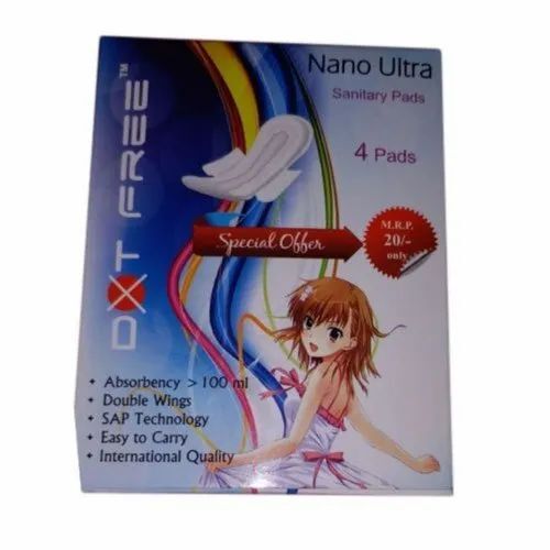 Printed Sanitary Pads Box