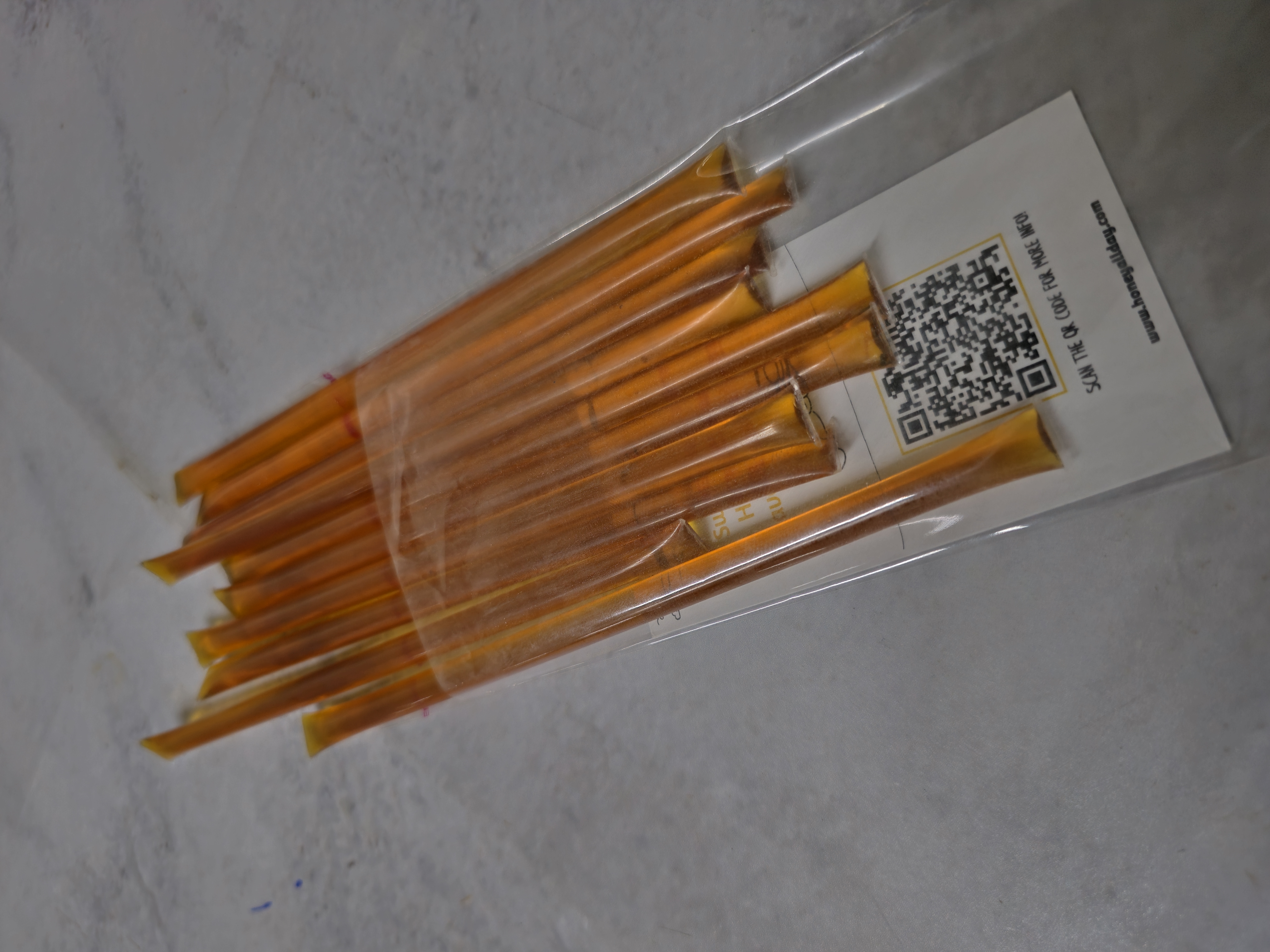 Raw Honey Straws - Portable Honey Sticks 100% Pure & NMR Tested
