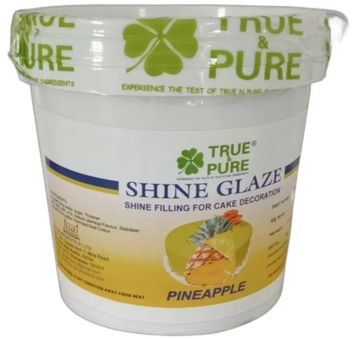 Shine Glazing Gel - Brown Color, Caramel Flavor | Glossy Finish, Smooth Texture, Thick Consistency