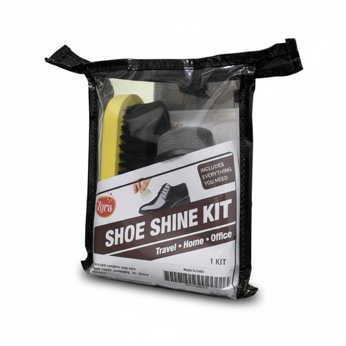 Shoe Shine Kit - Color: Black