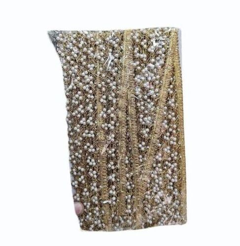 2.3inch Golden Nylon Lace