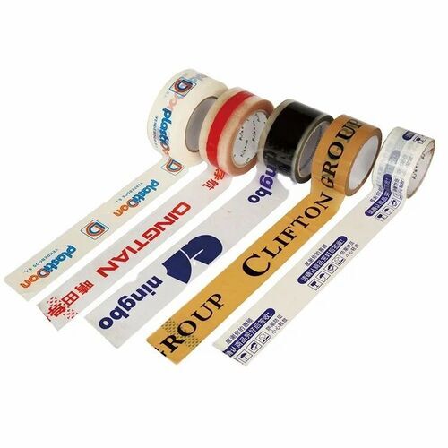 Printed Bopp Packaging Tape - BOPP, 72mm x 50m, Multicolor | Single Side Adhesive, Digital Print, Water Resistant, Eco Friendly, Fine Finish