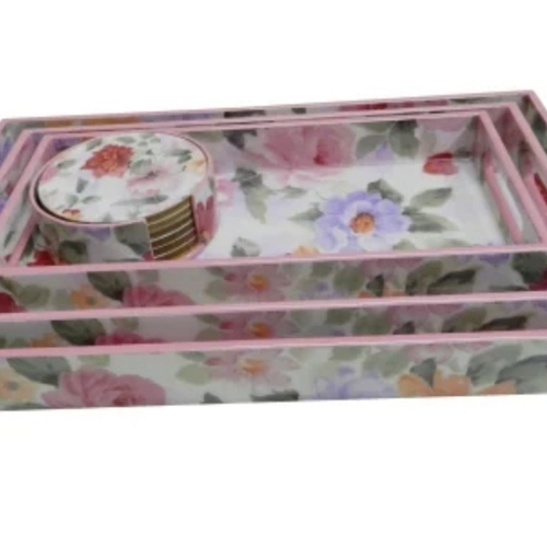 Printed Wooden Tray Seat