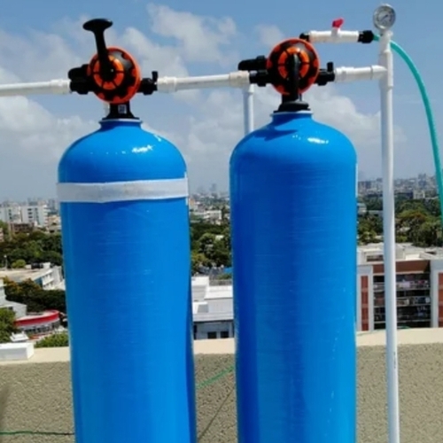 Water Softening System - FRP, Semi-Automatic, Electrical Heating | Commercial Water Softener