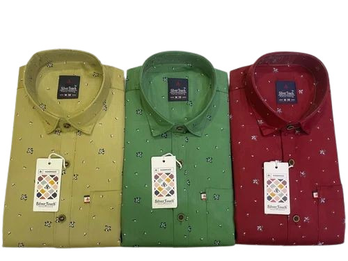 Men Multi Color Printed Shirt - Cotton, Various Sizes, Full Sleeves, Regular Fit | Anti UV, Breathable, Quick Dry, Anti Wrinkle, Comfortable Fit