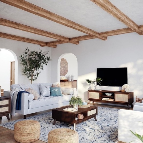 Modern Solid Wood Coffee Table