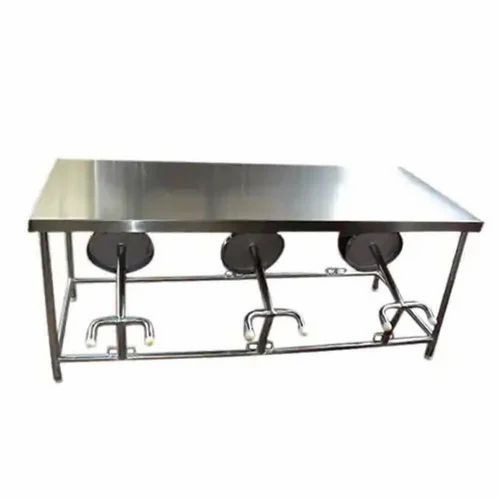 Stainless Steel Standing Dining Table