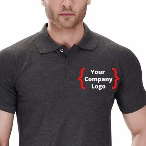 T Shirt - Cotton Blend, Grey, Half Sleeves | Comfortable, Anti-Wrinkle, Skin Friendly