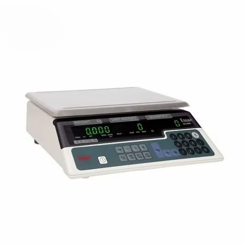 Weighing Scale Dc 85 - 400x400 mm White Platform, 15kg/30kg Capacity | Digital Electric Industrial