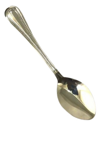 2.5 Inch Stainless Steel Spoon - SS 202, 4mm Thick, Silver Glossy Finish, Corrosion Resistant