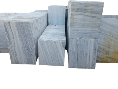 20mm Makrana Dungri Marble Slabs - White, Unpolished, Flooring Use