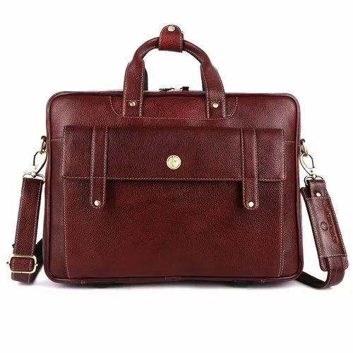 Brown Leather Laptop Bag