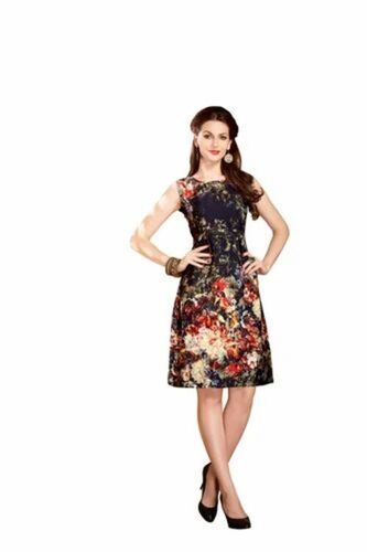 Digital Printed Designer Frock Kurti