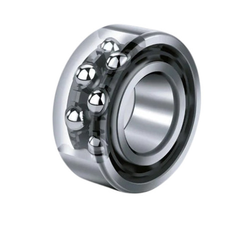 Double Row Deep Groove Ball Bearings - Bearing Steel, Polished Silver, Corrosion Resistant, High Tensile Strength | Industrial Use