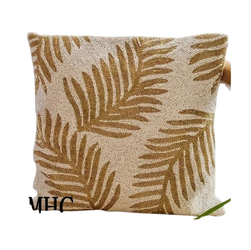 Handmade Beaded Cushion Covers