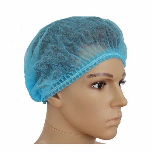 Non Woven Medical Cap - Non Woven, Blue | Durable, New, Disposable
