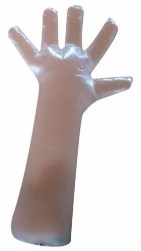 Plain Plastic Disposable Veterinary Glove