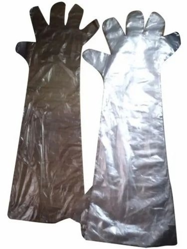 Plastic Disposable Veterinary Gloves