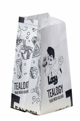 Printed White Paper Pouch