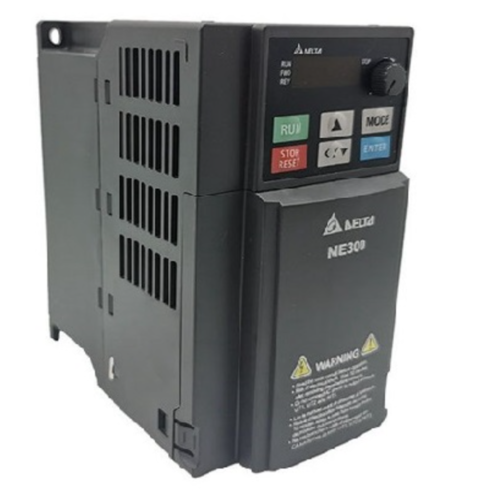 VFD002E21A 230V, 0.2KW Plastic Housing, Black - Single Phase, Inbuilt PLC & EMC Filter, IP54 Protection